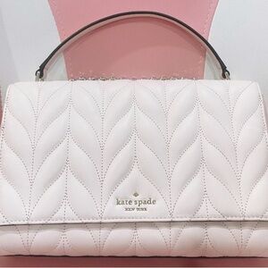 Kate Spade Cream Quilted Shoulder Bag